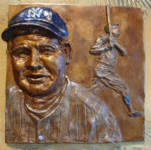 Original sculpture by Humberto Busto: Babe Ruth